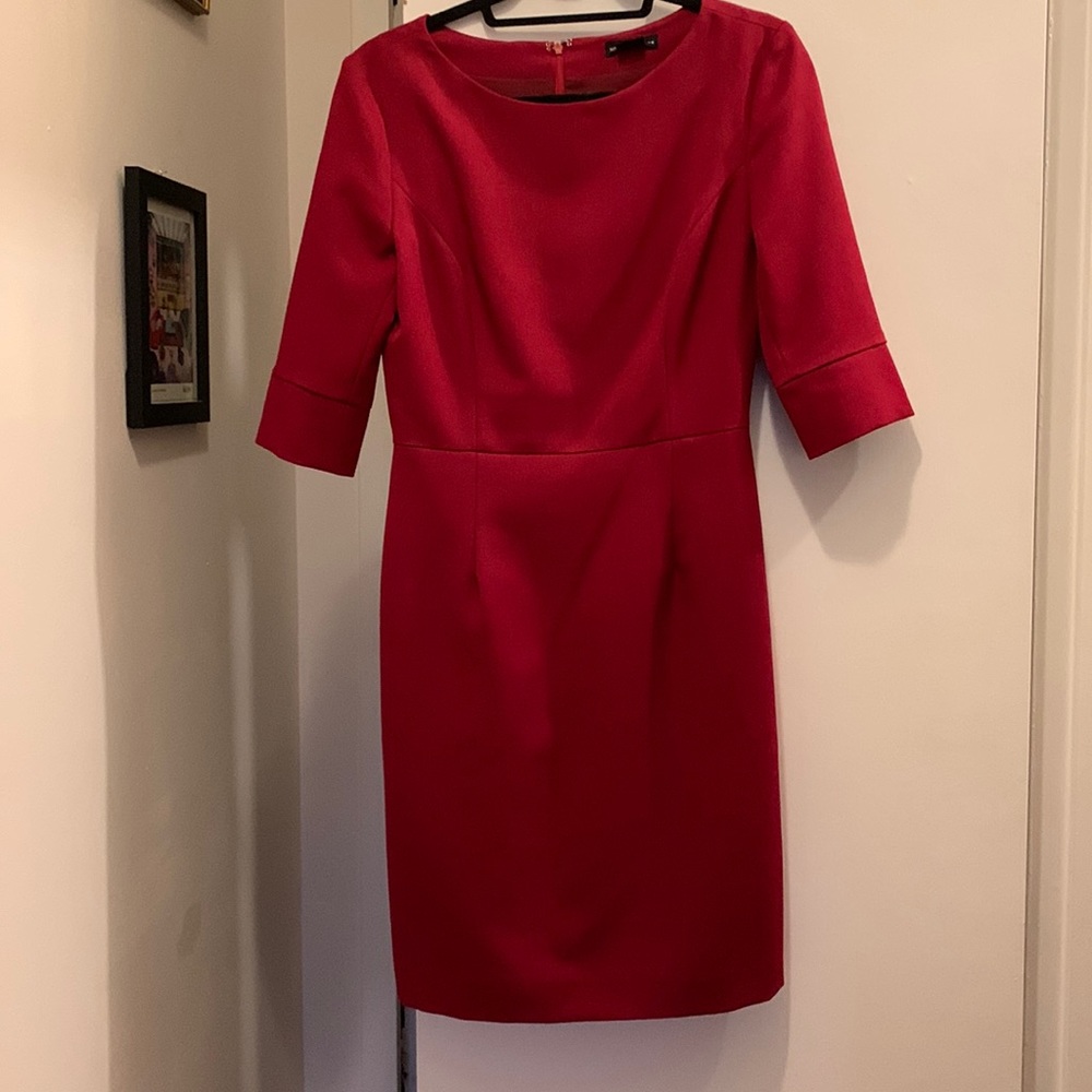 Nora Gardner Gabrielle dress sz 4 - excellent condition. Dark red / maroon